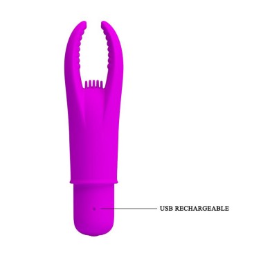 Masażer łechtaczki mini wibrator sex 12 trybów 9cm